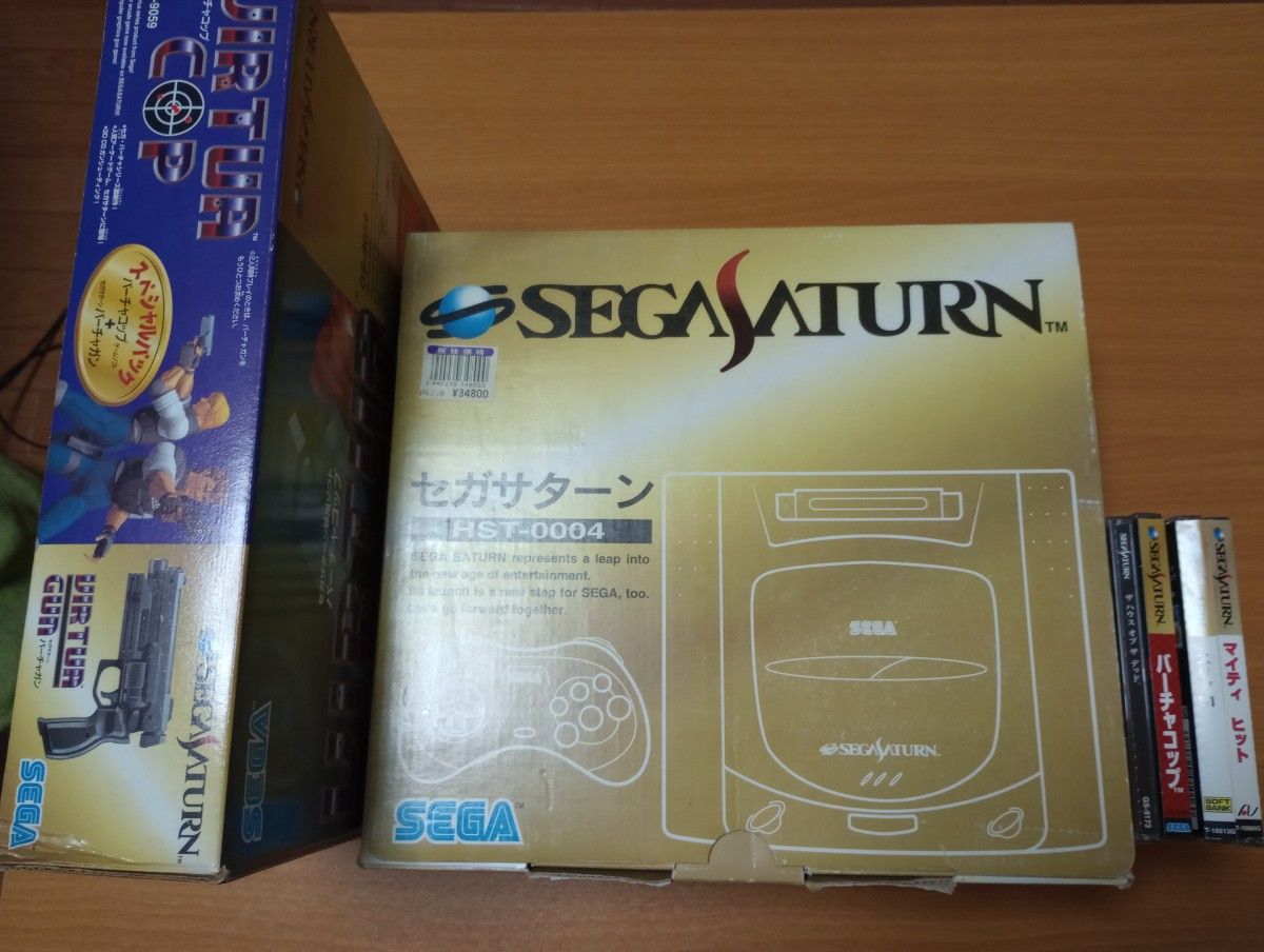 セガサターン 本体 バーチャガン ガンシューティング セット セガサターン 本体 バーチャガン ガンシューティング セット