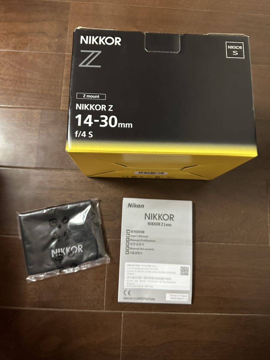 ニコン nikon NIKKOR Z 14-30mm f/4 S 元箱 ケース 取説 マニュアル レンズありませんの画像1