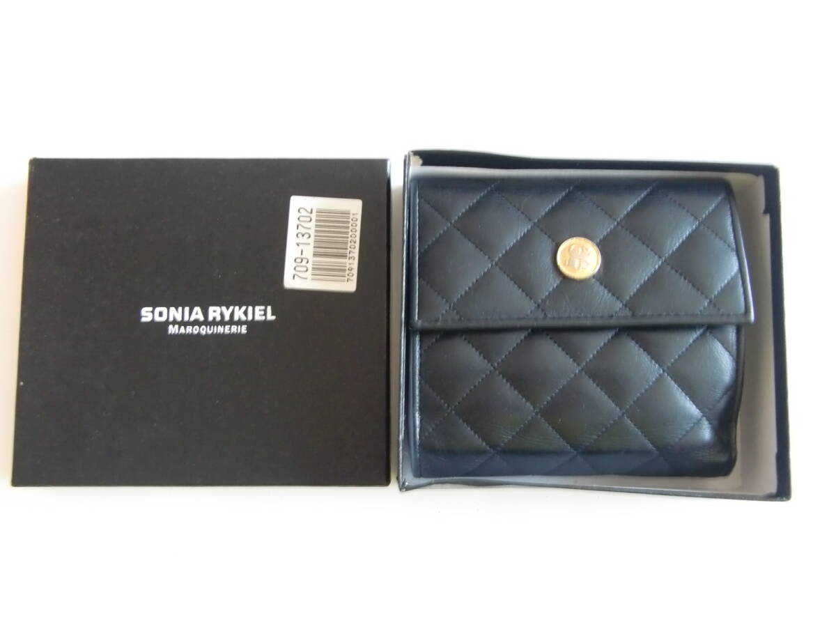 SONIA RYKIEL ソニアリキエル ルフラン　ウオレット　牛革・日本製_画像10