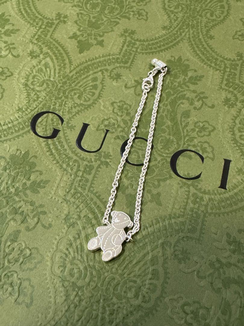 GUCCI グッチ くま クマ ベアー ブレスレット シルバー Ag925 刻印