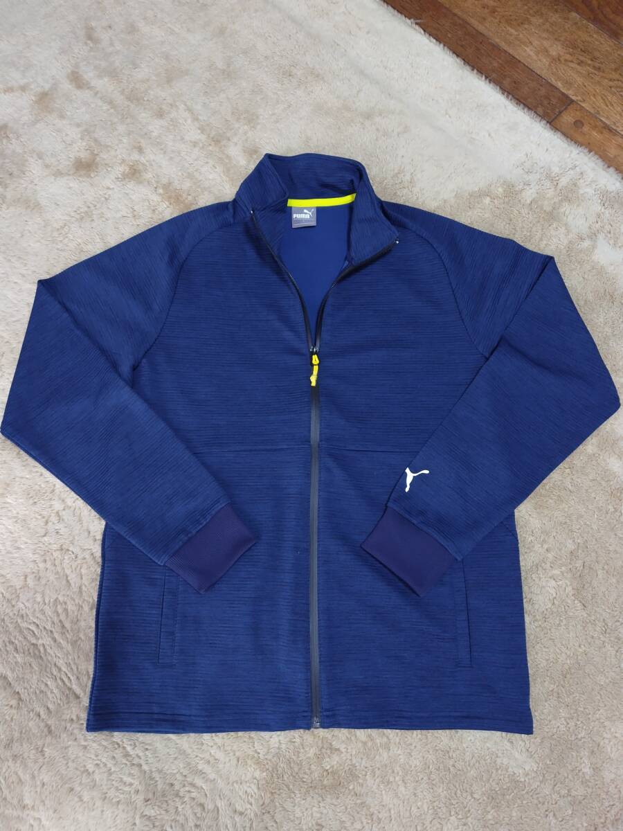 [ new goods unused ] Puma full Zip stretch blouson L blue 