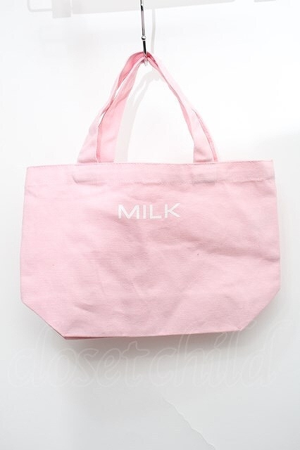 MILK / ロゴトート ピンク S-24-03-07-005-ML-BG-AS-ZS_画像1