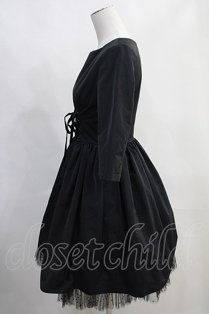 MILK / Truss dress ブラック H-24-03-01-012-ML-OP-KB-ZT407_画像2