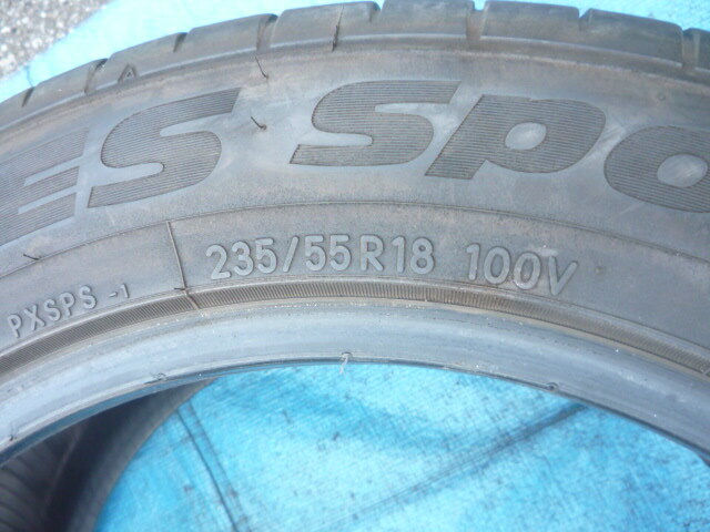 バリ山2本！235/55R18 100V トーヨー プロクセス スポーツ SUV 21年製 室内保管品！235/55-18 235/55ZR18             の画像9