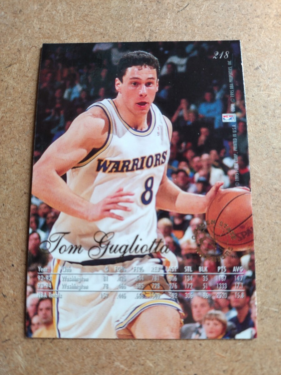 NBA カード tom gugliotta warriors flair 218_画像2