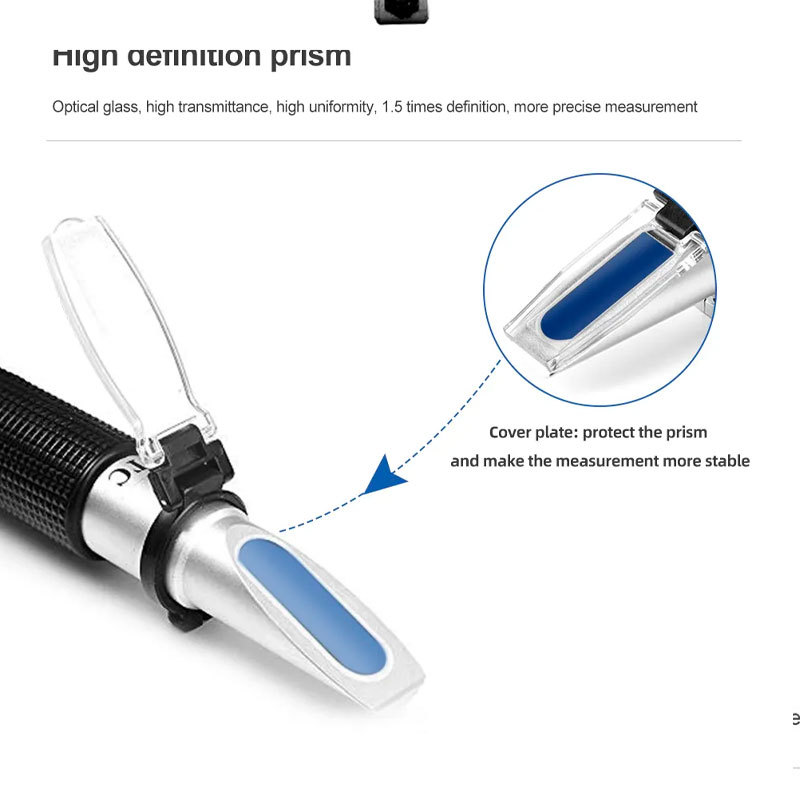 クーラント バッテリー液 比重計 測定器 ウォッシャー液 濃度 凍結 温度 測定 プリズム式 テスターの画像6