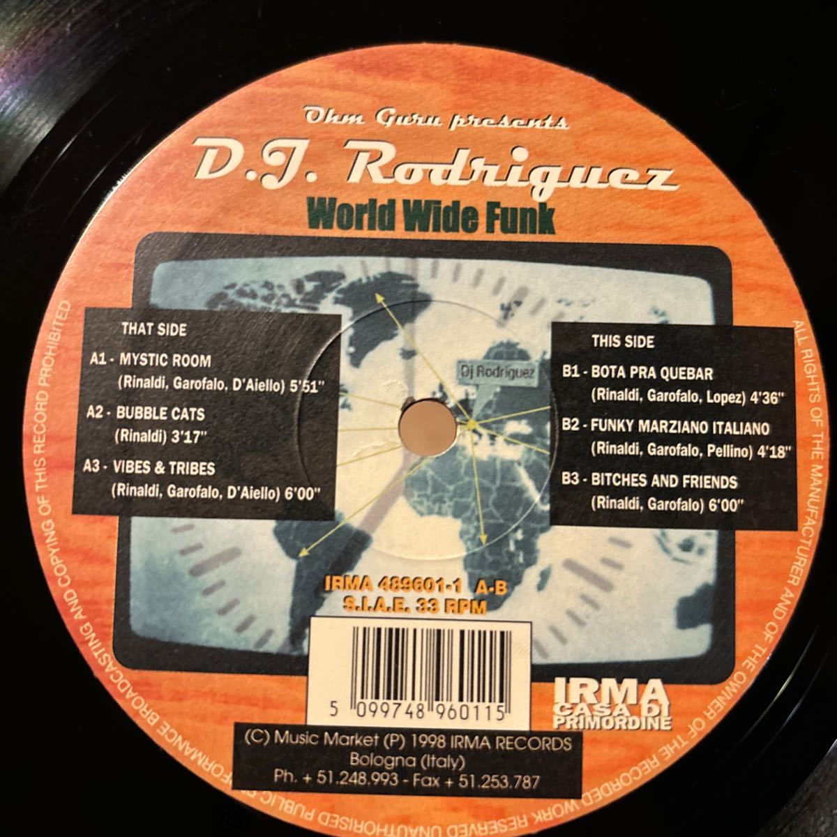 [ DJ Rodriguez - World Wide Funk - Irma IRMA 489601-1 ]_画像3