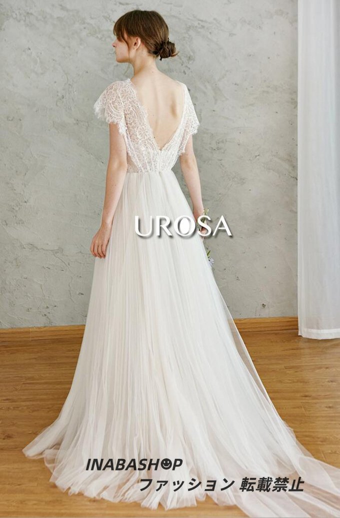  wedding dress wedding dress train type fastener type back empty wedding dress wedding musical performance . abroad . type dress 