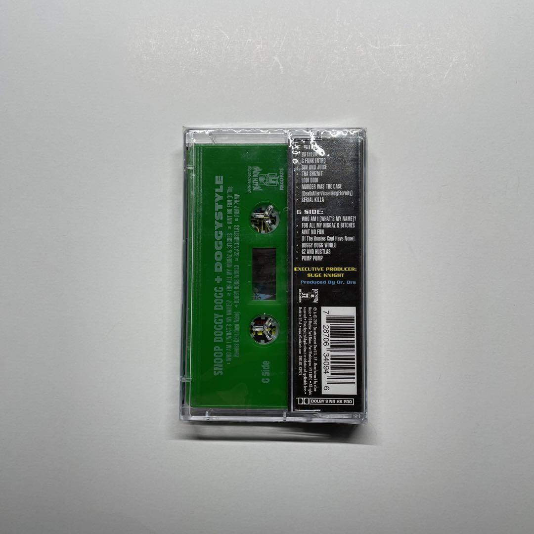 新品 TAPE / SNOOP DOGG / DOGGYSTYLE / 30周年記念版 Chronic Greenカラー / Dr dreの画像3