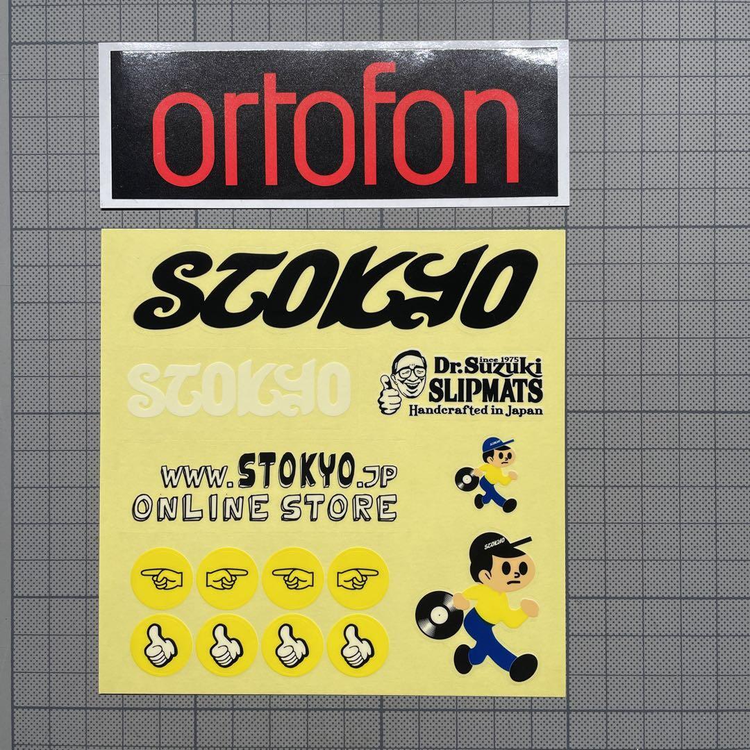 ステッカー / 2枚セット / stokyo / ortofon / slipmat technics pioneer dj_画像1