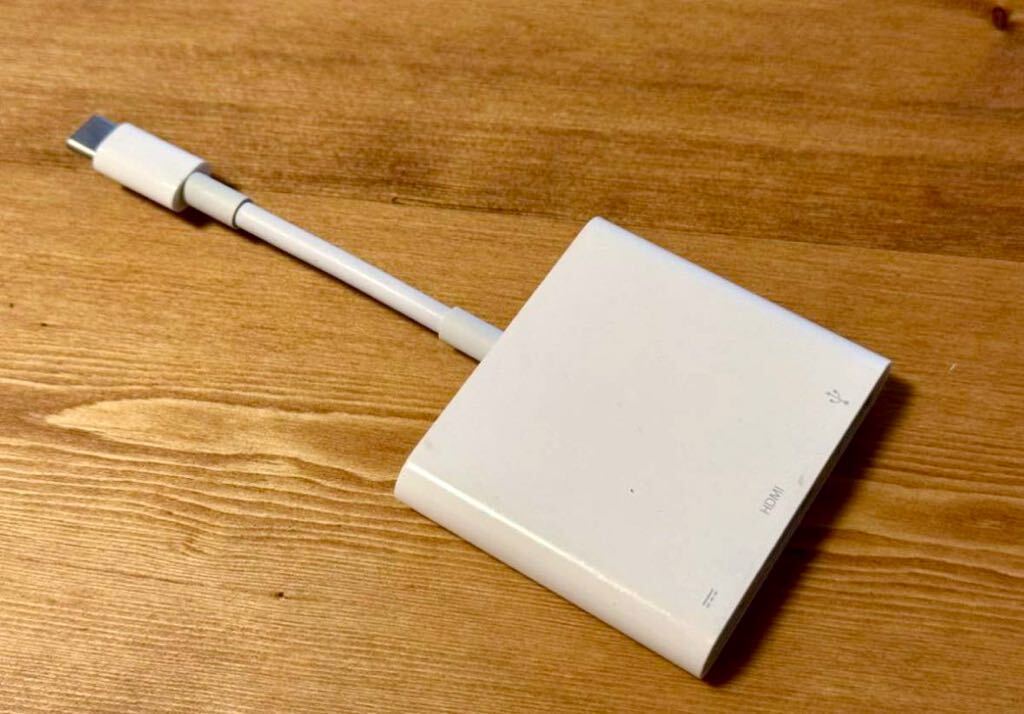 Apple純正 USB-C Digital AV Multiport Adapter A1621デジタル AV マルチアダプタの画像1