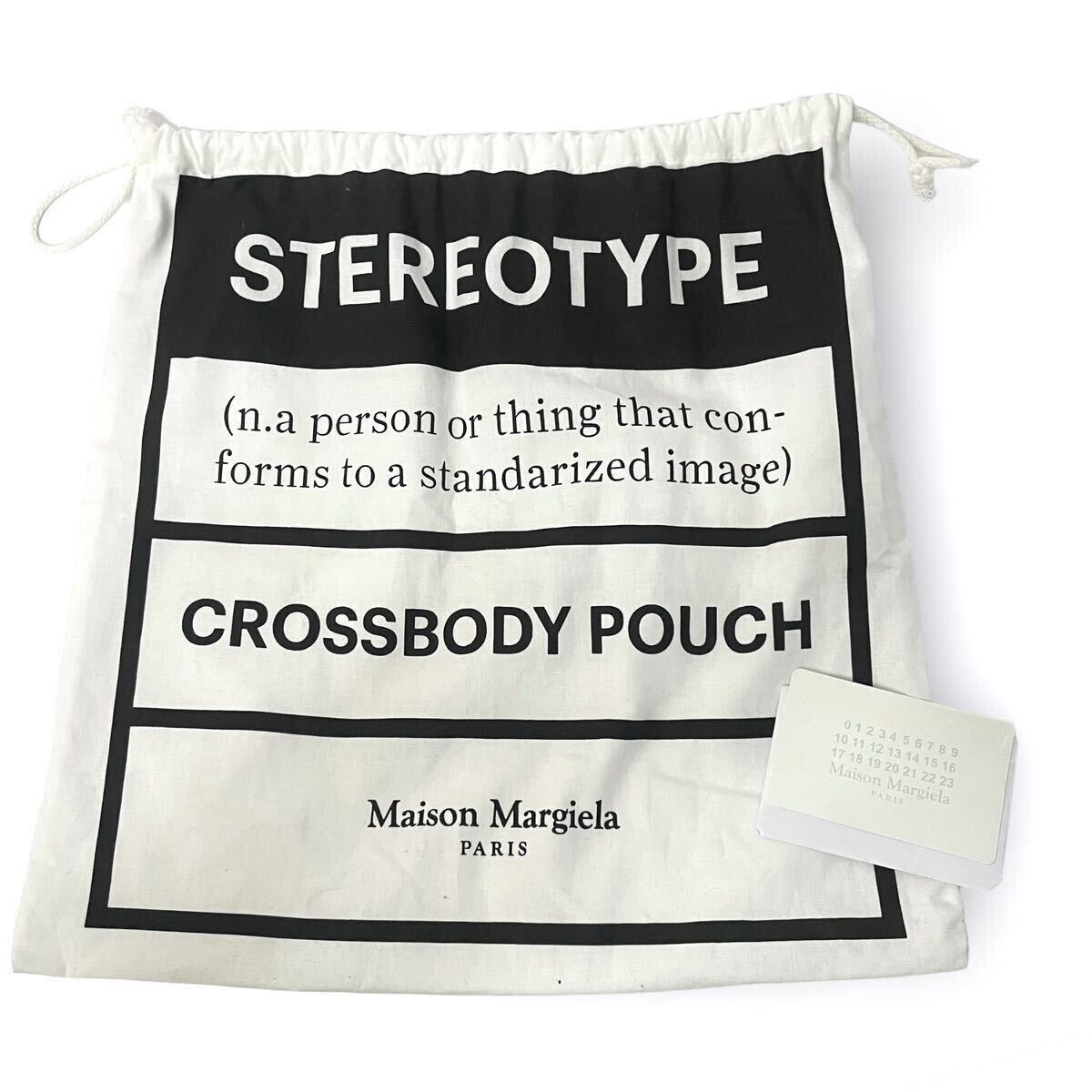 Maison Margiela PARIS CROSSBODY POUCH STEREOTYPE S55WB0010 メゾン マルジェラ クロスボディ ポーチ ボディバッグ ウエストバッグ_画像7