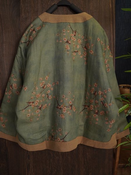 lg хантен античный способ пальто европейская одежда Mix роман мода цветочный принт pop приятный .. японская одежда .. надеты . оттенок цветочный принт 343