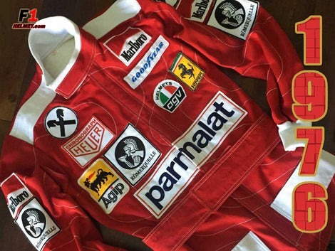 海外 高品質　送料込み　ニキ・ラウダ Niki Lauda 1976 F1　レーシングスーツ　サイズ各種 レプリカ カスタム対応