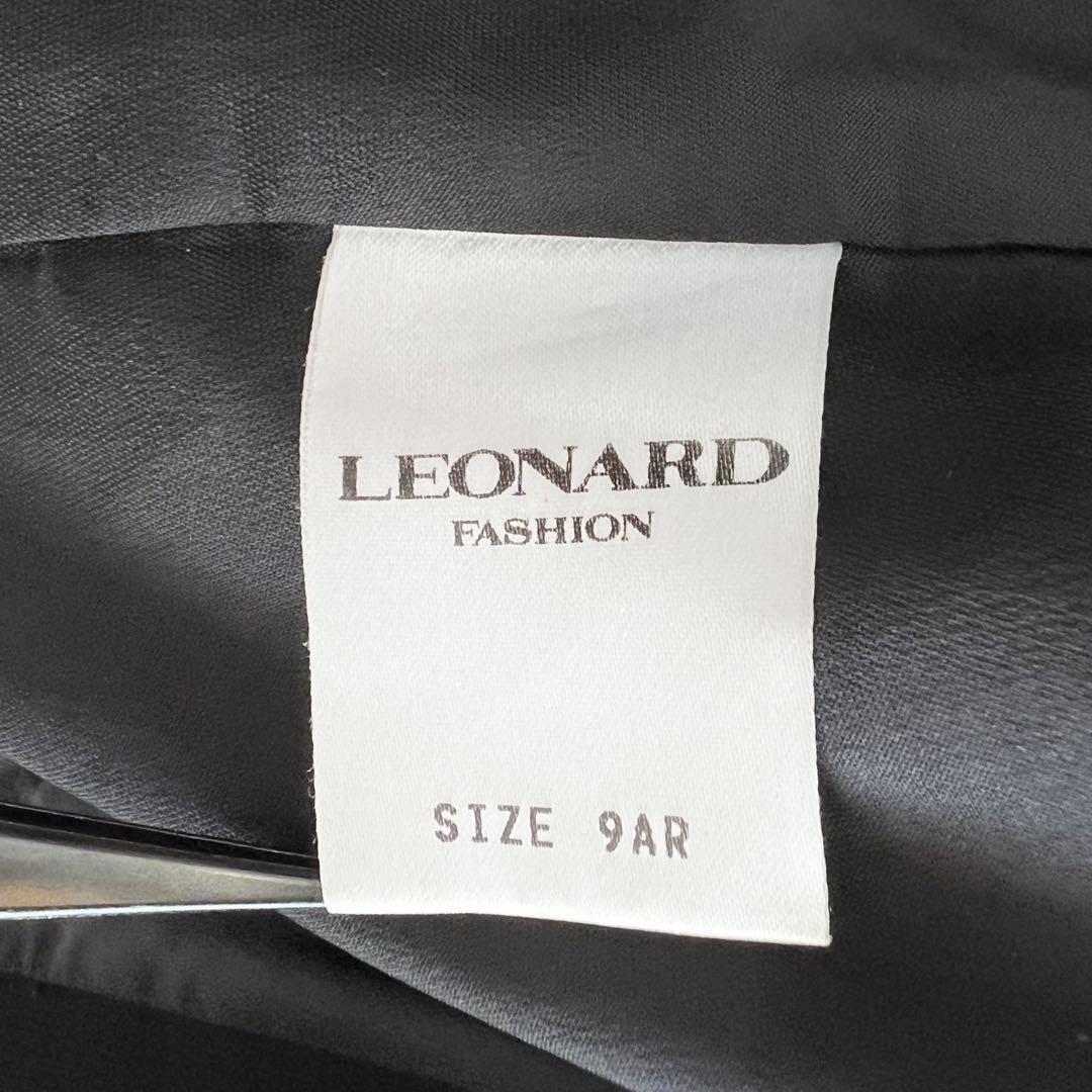 9AR LEONARD FASHION レオナール テーラードジャケット ブラック 黒