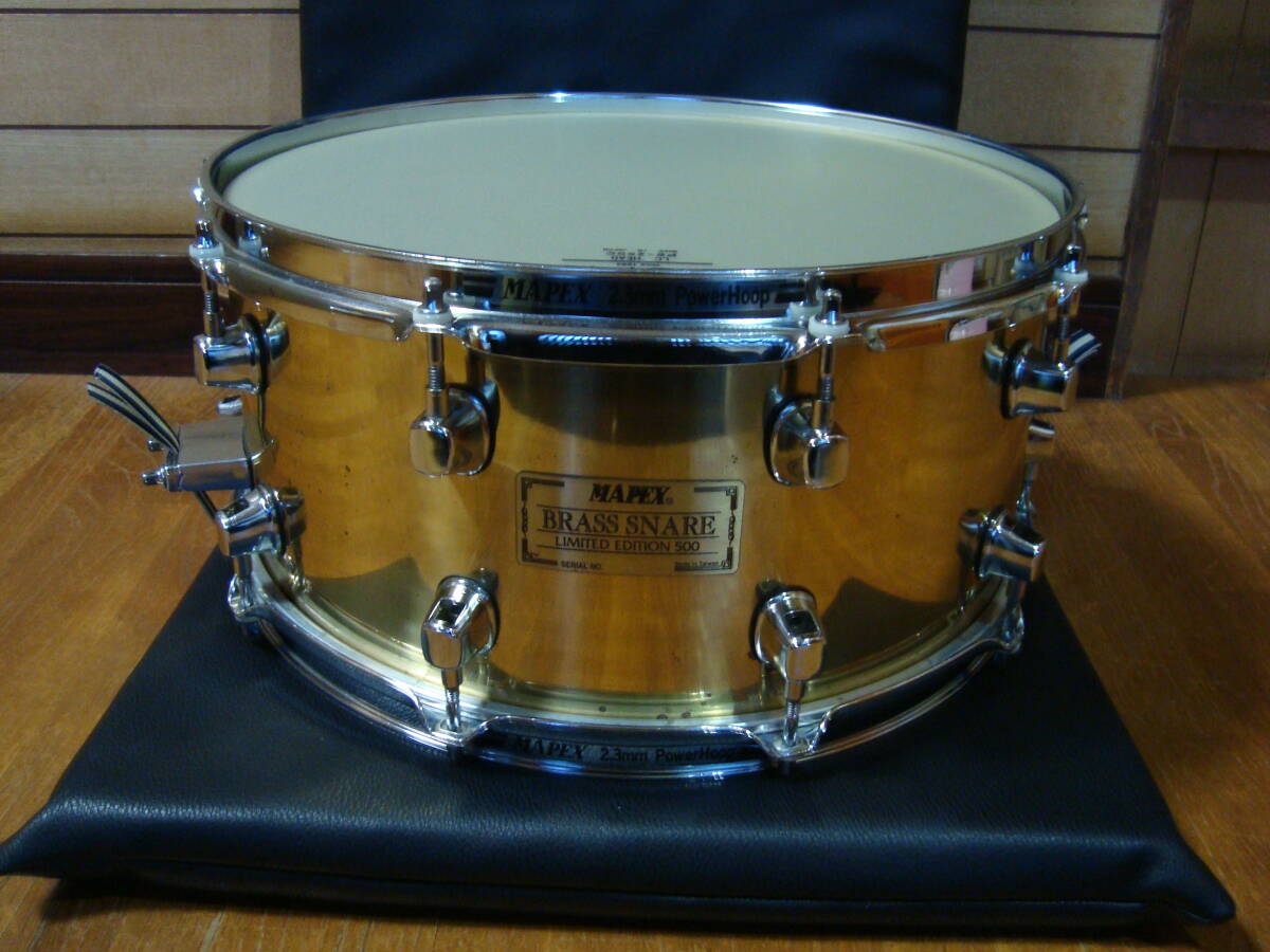 MAPEX　メイペックス　ブラス　スネアドラム　14インチ　パワーフープ　LIMITED EDITION 500_画像1