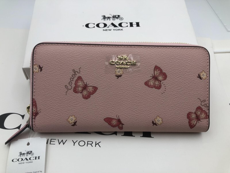 コーチ COACH 長財布 財布 シグネチャー アコーディオンラウンドジップウォレット新品 未使用 贈り物2857 h246