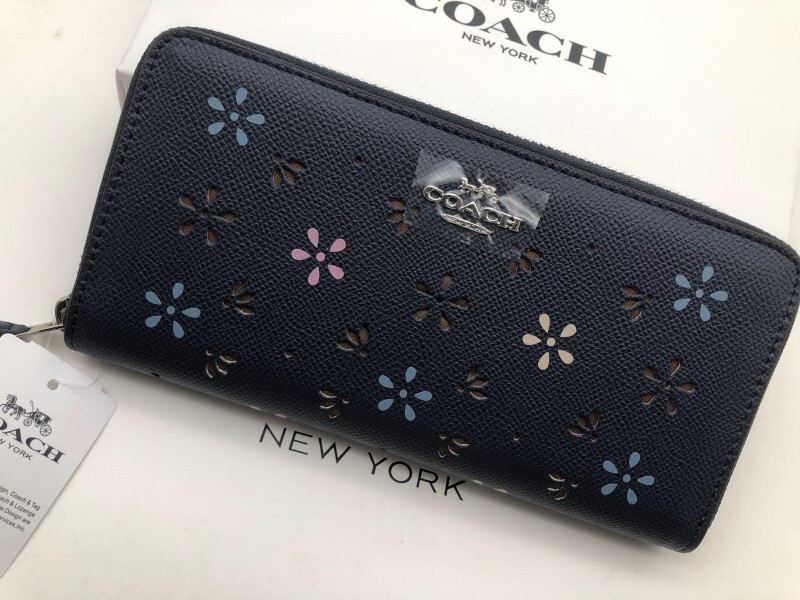 コーチ COACH 長財布 財布 ジッピーウォレット レディース フローラル 花柄 新品 未使用 贈り物 F31164 u148_画像2