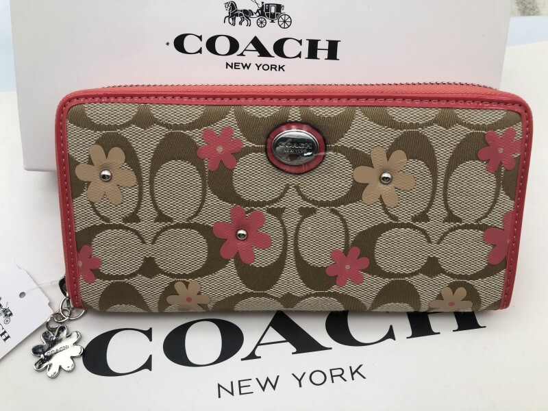 コーチ COACH 長財布 財布 シグネチャー アコーディオンラウンドジップウォレット新品 未使用 贈り物u099C F51339