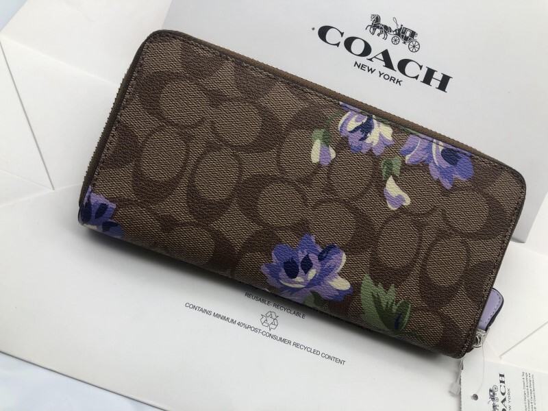 コーチ COACH 長財布 財布 シグネチャー アコーディオンラウンドジップウォレット新品 未使用 贈り物 財布F73345 c182C