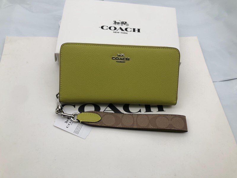 コーチ COACH 長財布 財布 シグネチャー アコーディオンラウンドジップウォレット財布 新品 未使用 贈り物 CK427 q204