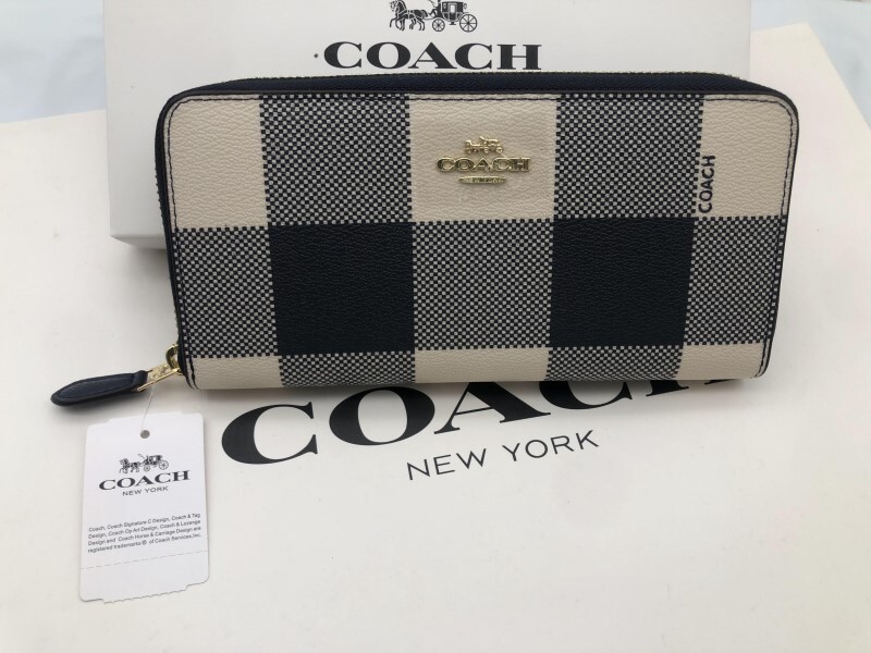 コーチ COACH 長財布 財布 シグネチャー アコーディオンラウンドジップウォレット新品 未使用 贈り物l035C F25966