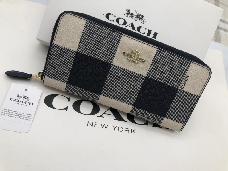 コーチ COACH 長財布 財布 シグネチャー アコーディオンラウンドジップウォレット新品 未使用 贈り物l035C F25966_画像2