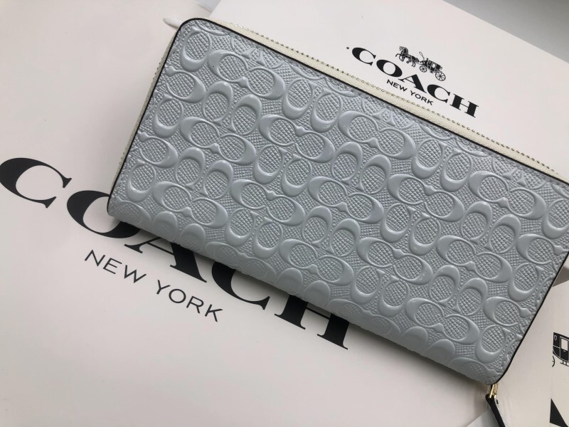 コーチ COACH 長財布 財布 シグネチャー アコーディオンラウンドジップウォレット新品 未使用 贈り物 F54805 j231C