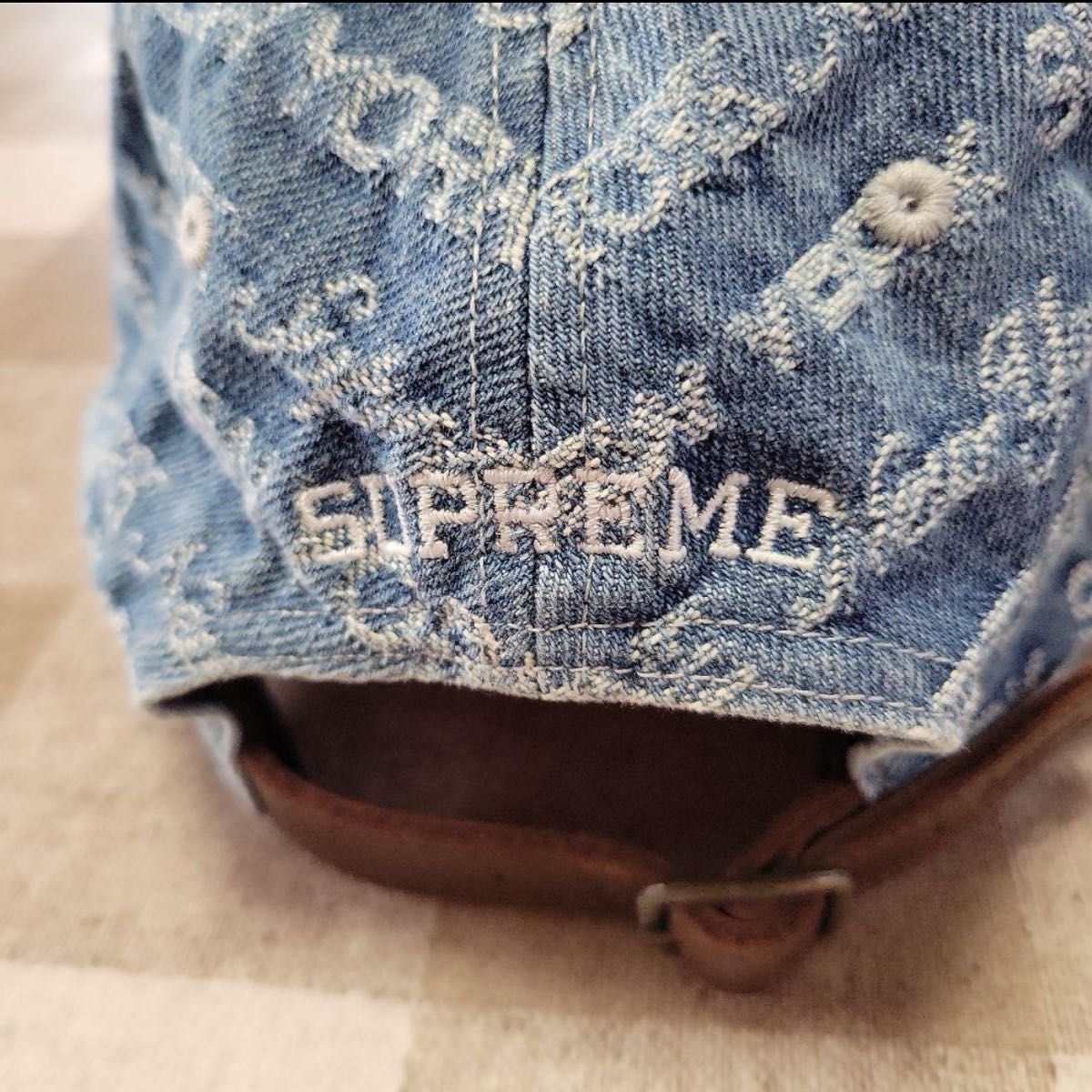 シュプリーム 、デニム、キャップ 帽子、supreme