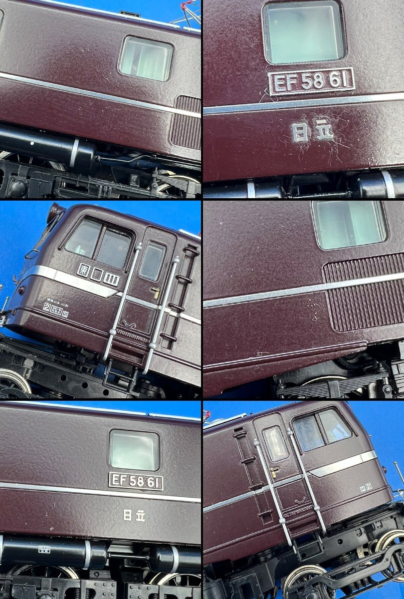 ☆4C1301M　HOゲージ　Tenshodo　天賞堂　EF58型　電気機関車　61号機　通常期　※ジャンク品_画像7
