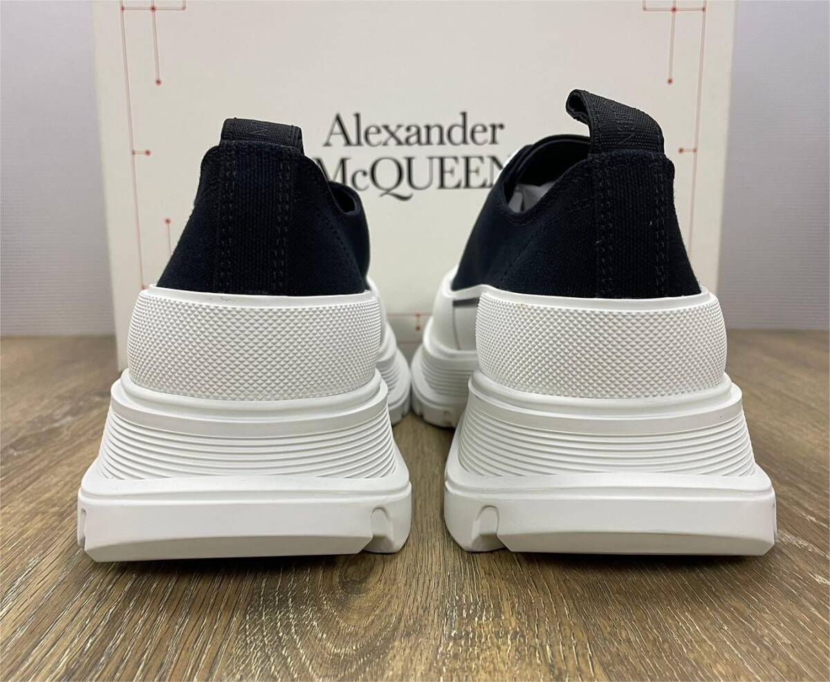 Alexander McQueen/アレキサンダーマックイーン (40.5) スニーカー (604257 W4MV2 1070) Black×White　★未使用★_画像7