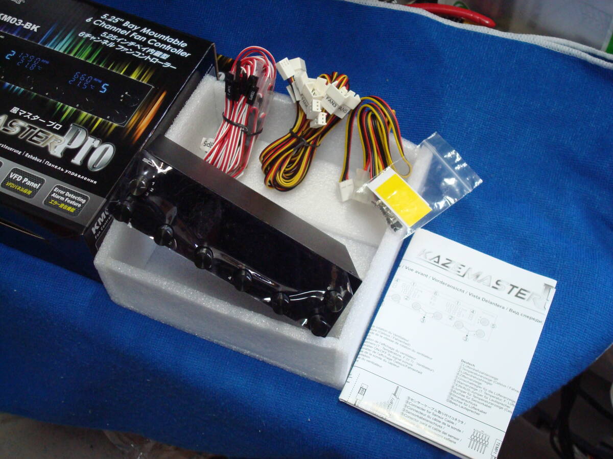 SCYTHE 6 канал вентилятор контроллер KM03-BK не использовался товар 