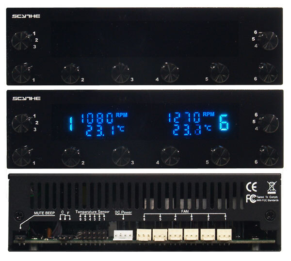 SCYTHE 6 channel fan controller KM03-BK unused goods 