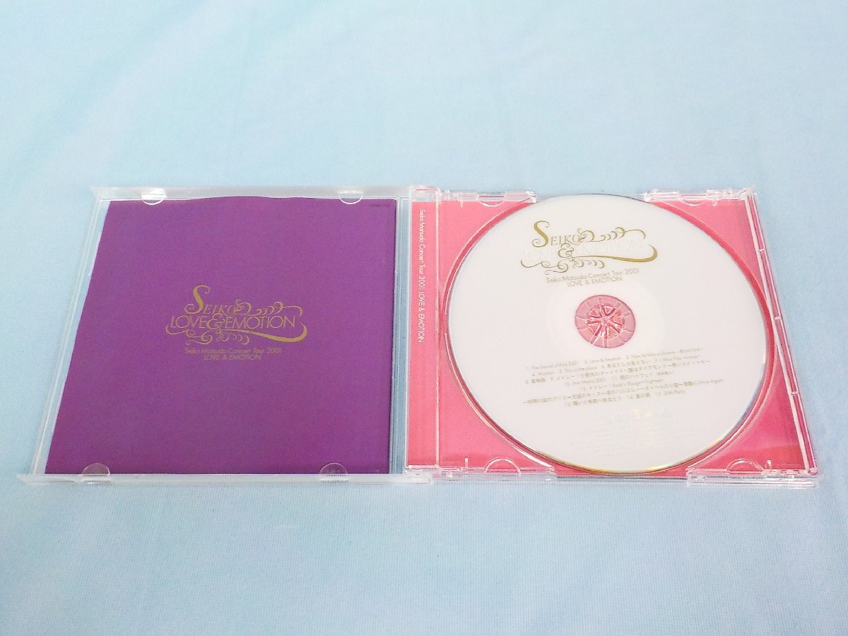 DVD SEIKO MATSUDA CONCERT2001 LOVE&EMOTION 松田聖子_画像4