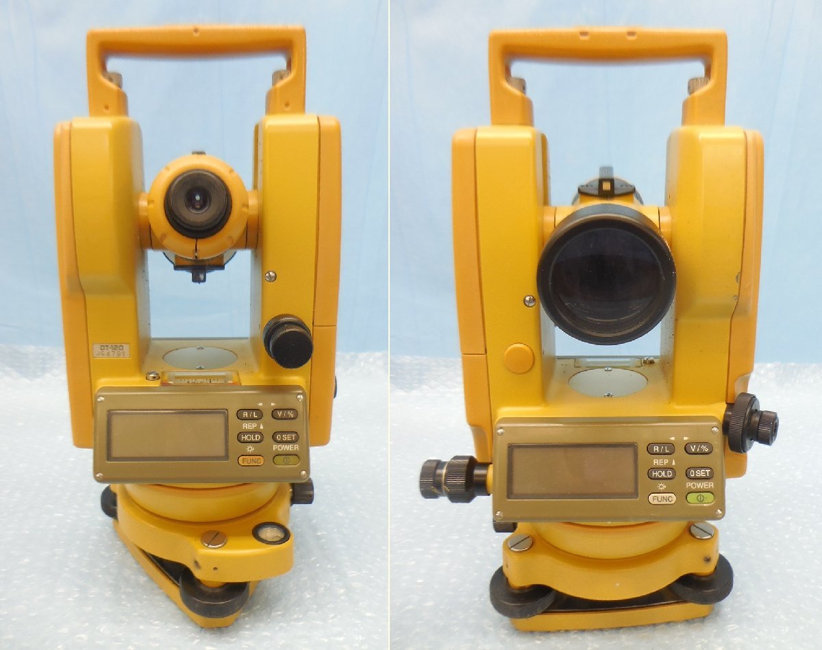 工具 TOPCON トプコン DT-100シリーズ DT-120 デジタルセオドライト ジャンク_画像2