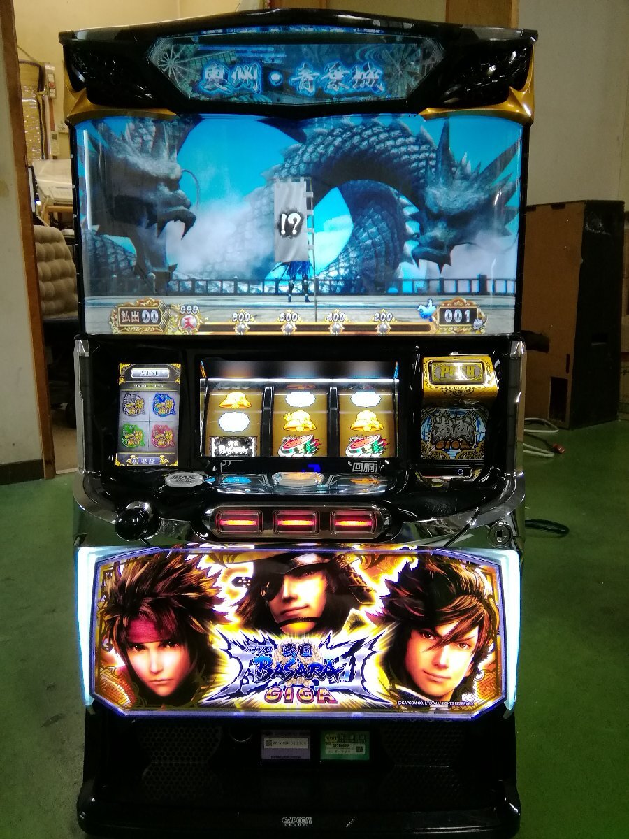 実機 税込 【スマスロ】 エンターライズ Ｌ戦国ＢＡＳＡＲＡギガＺＥ（戦国BASARA GIGA）◆スマスロ遊技用ユニット取り付け済み◆_画像1