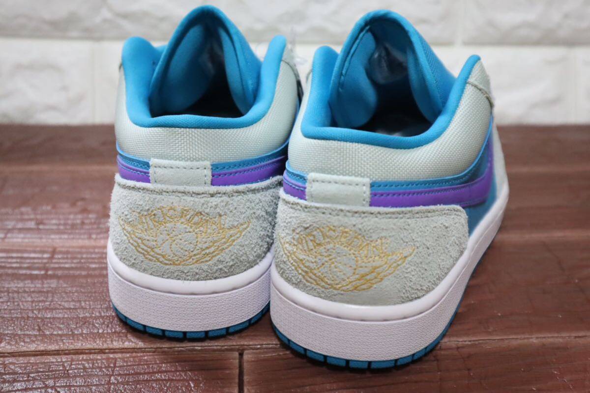 新品 26.5㎝　NIKE AIR JORDAN 1 LOW SE エア ジョーダン 1 ロー　SE Aquatone and Psychic Purple メンズスニーカー