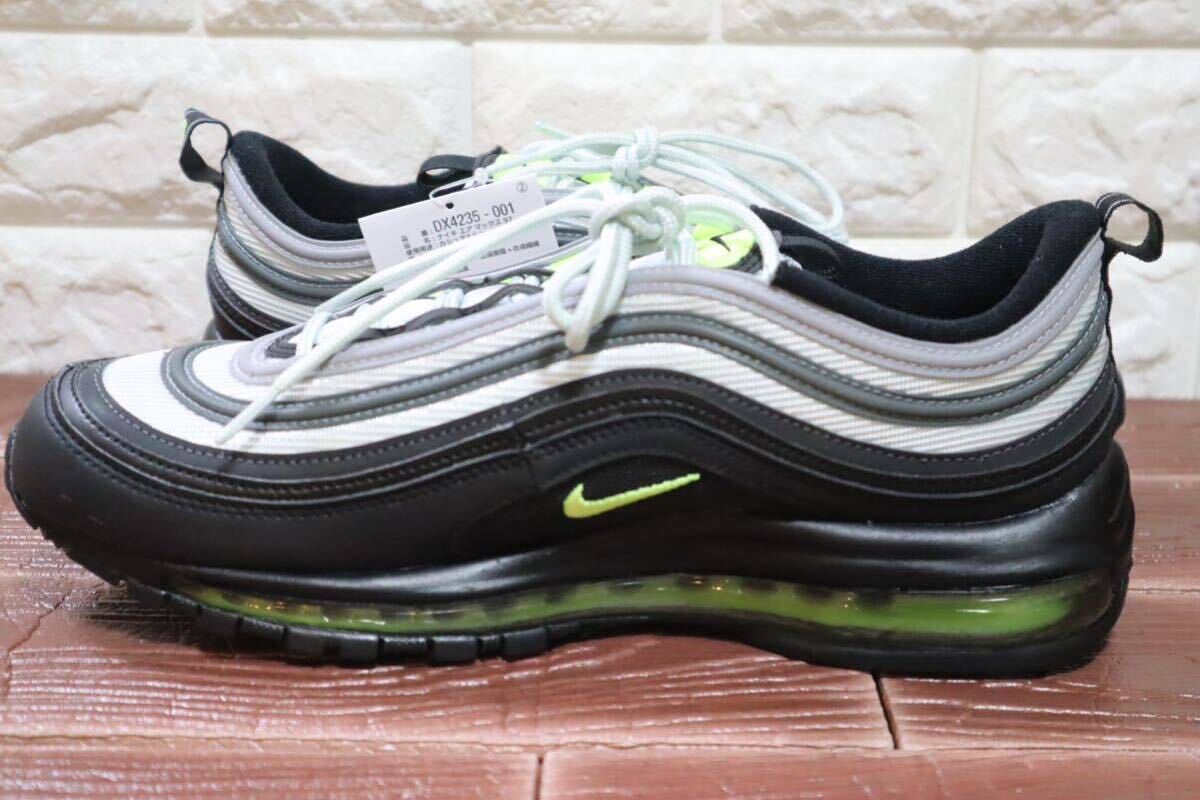 新品 定価20900円 27㎝ ナイキ　NIKE AIR MAX 97 エアマックス 97 PURE PLATINUM/VOLT-BLACK-WHITE ボルト_画像6