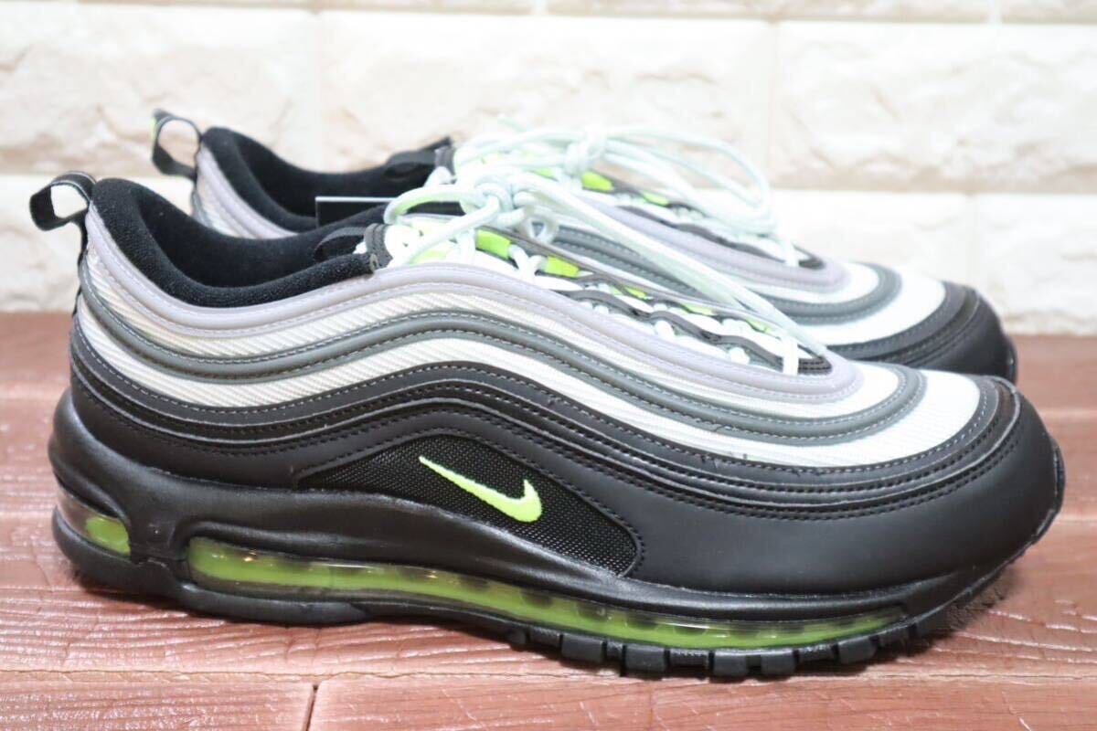 新品 定価20900円 27㎝ ナイキ　NIKE AIR MAX 97 エアマックス 97 PURE PLATINUM/VOLT-BLACK-WHITE ボルト_画像4