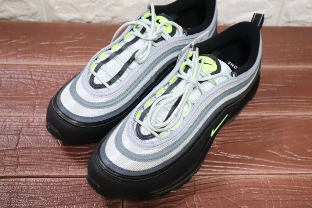 新品 定価20900円 27㎝ ナイキ　NIKE AIR MAX 97 エアマックス 97 PURE PLATINUM/VOLT-BLACK-WHITE ボルト_画像3