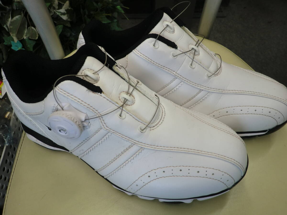 MIZUNO Mizuno * туфли для гольфа 24.0cm Golf шиповки * несколько раз использование б/у прекрасный товар 