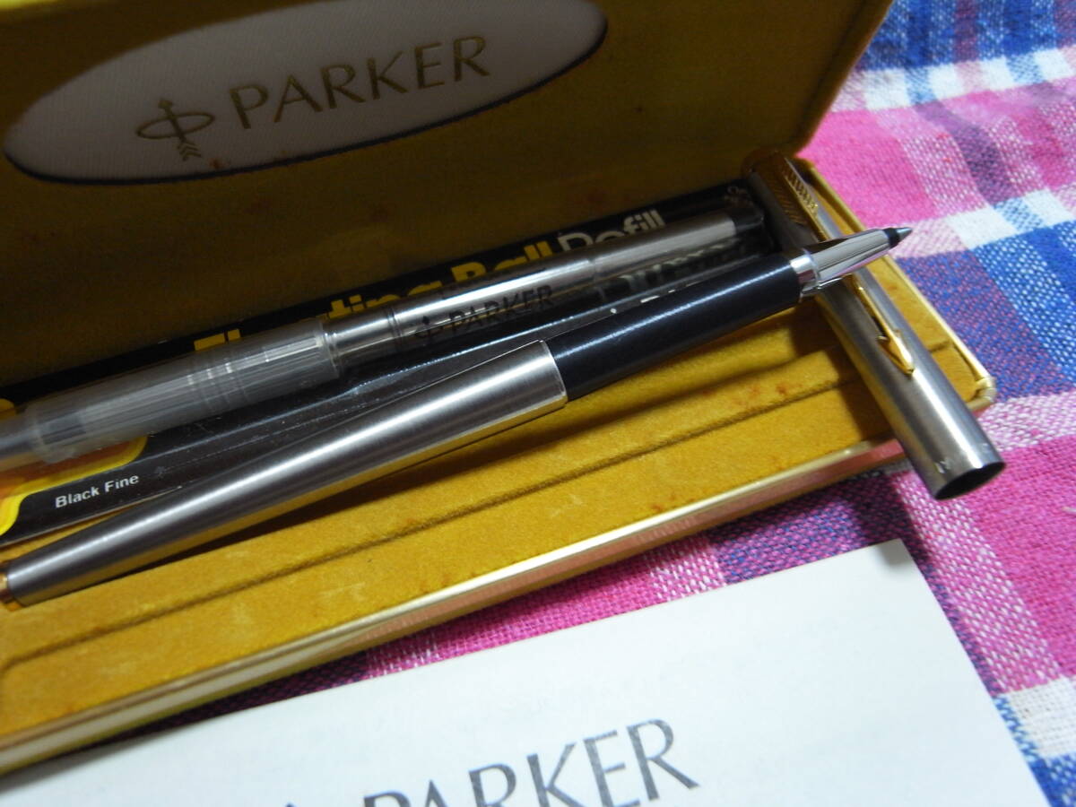 U.S.A製 未使用 PARKER/ボールペン Floating Ball Refill 換え芯付きの画像6