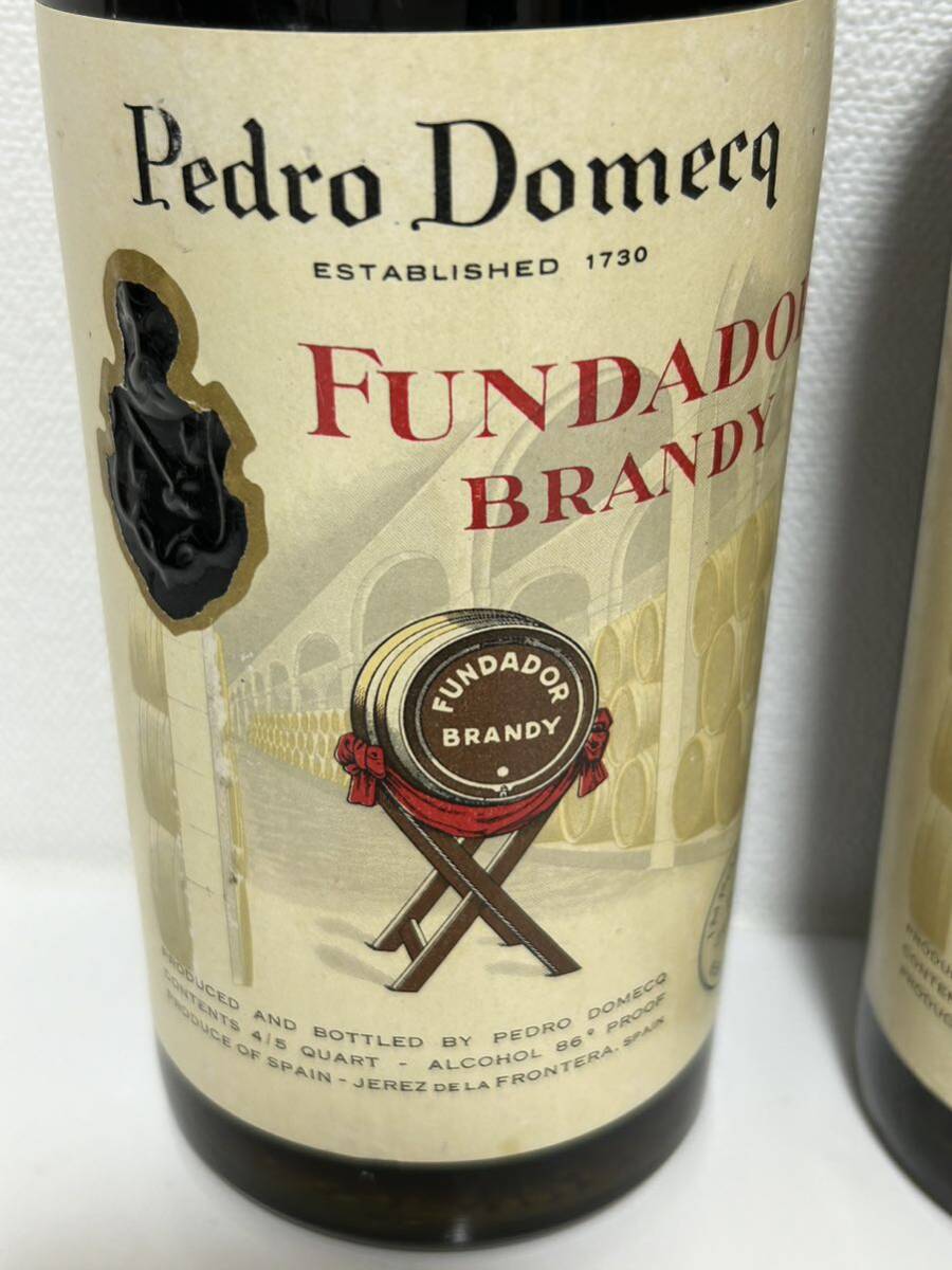 希少 GRAND VIN 1952 ワイン 果実酒 フンダドール ペドロ ブランデー FUNDADOR の画像2