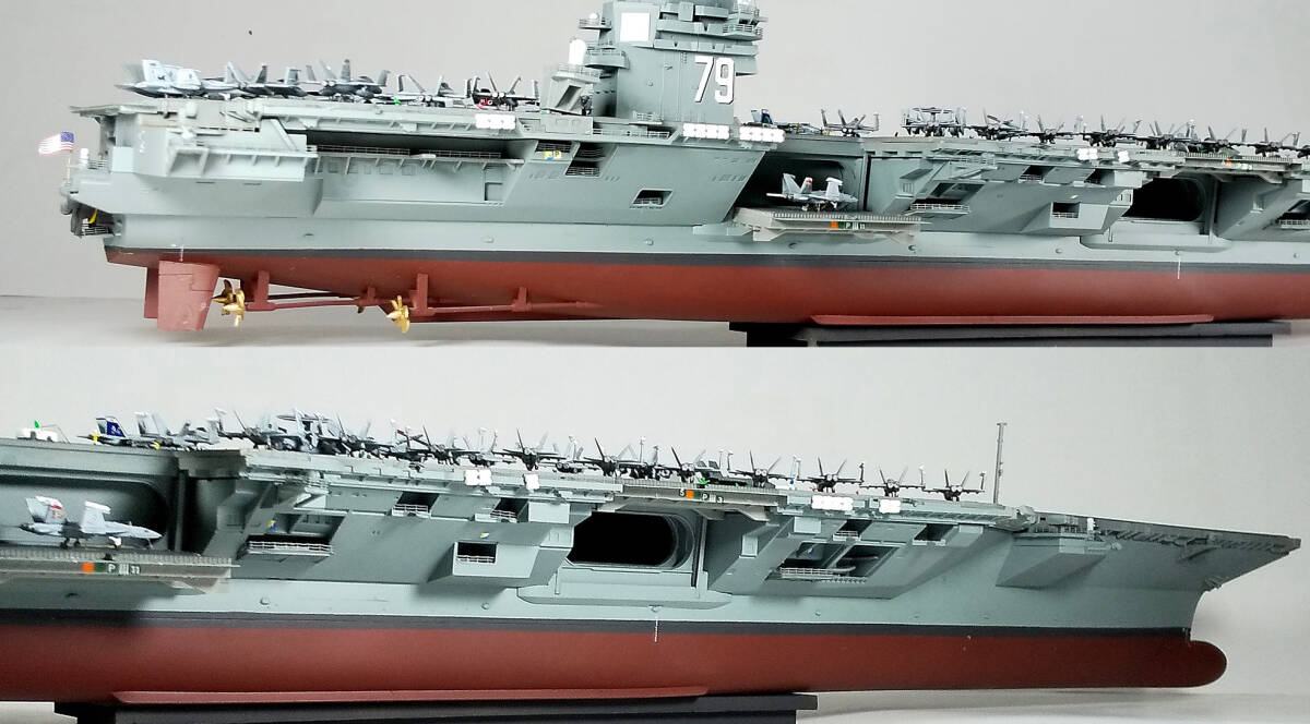 Yahoo!オークション - 完成品・1/700・アメリカ海軍最新空母 Yahoo!オークション - 完成品・1/700・アメリカ海軍最新空母