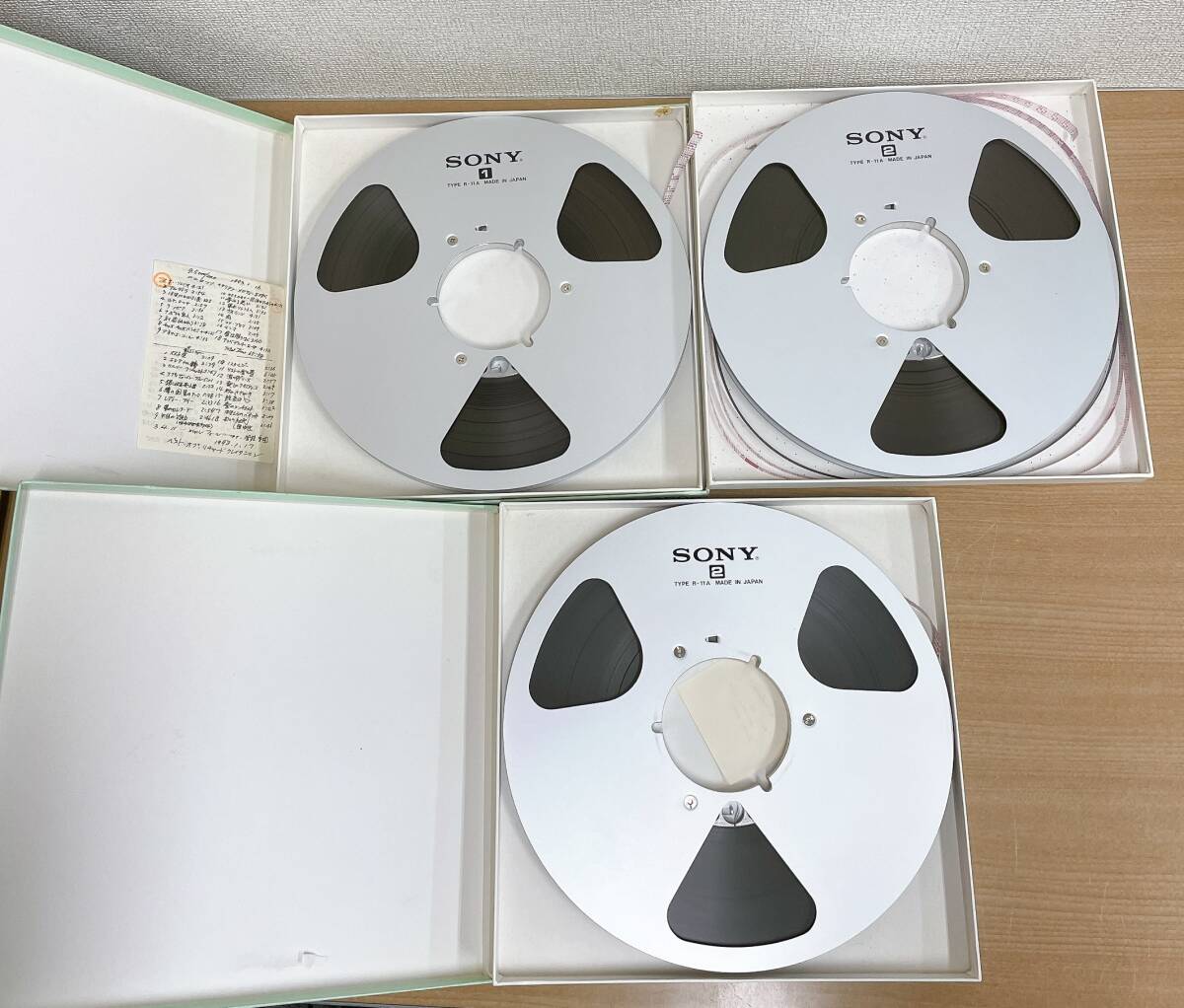 【SONY ソニー PROFESSIONAL「PLN-740B」オープンリールテープ 5本セット】10号 メタル リール/Y63-191_画像2