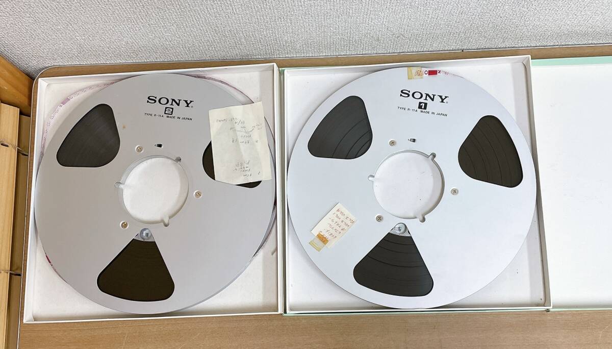 【SONY ソニー PROFESSIONAL「PLN-740B」オープンリールテープ 5本セット】10号 メタル リール/Y63-191_画像3