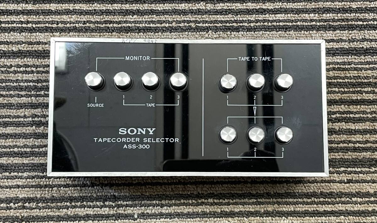 【SONY TAPECORDER SELECTOR テープレコーダーセレクター ASS-300】ソニー/現状品/日本製/Y63-190_画像1