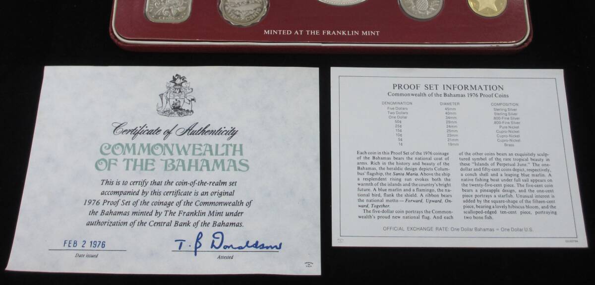 ♪COMMONWEALTH OF THE BAHAMAS PROOF SET♪my170_画像6