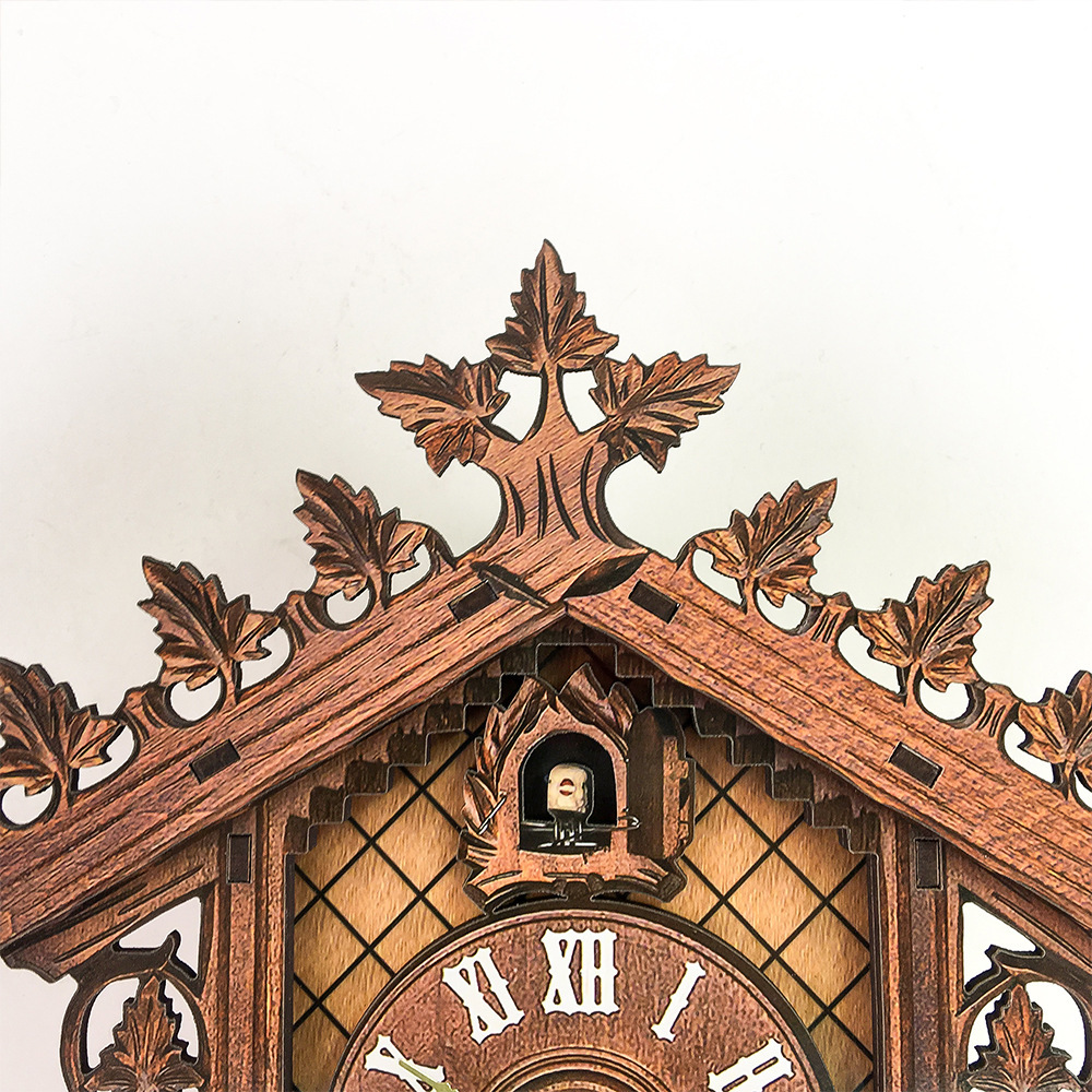 新作　新入荷 2色 ヴィンテージ 木製 壁 鳩時計 スイング 振り子 木製 工芸品 装飾 ホーム レストラン リビングルーム 家 装飾_画像5
