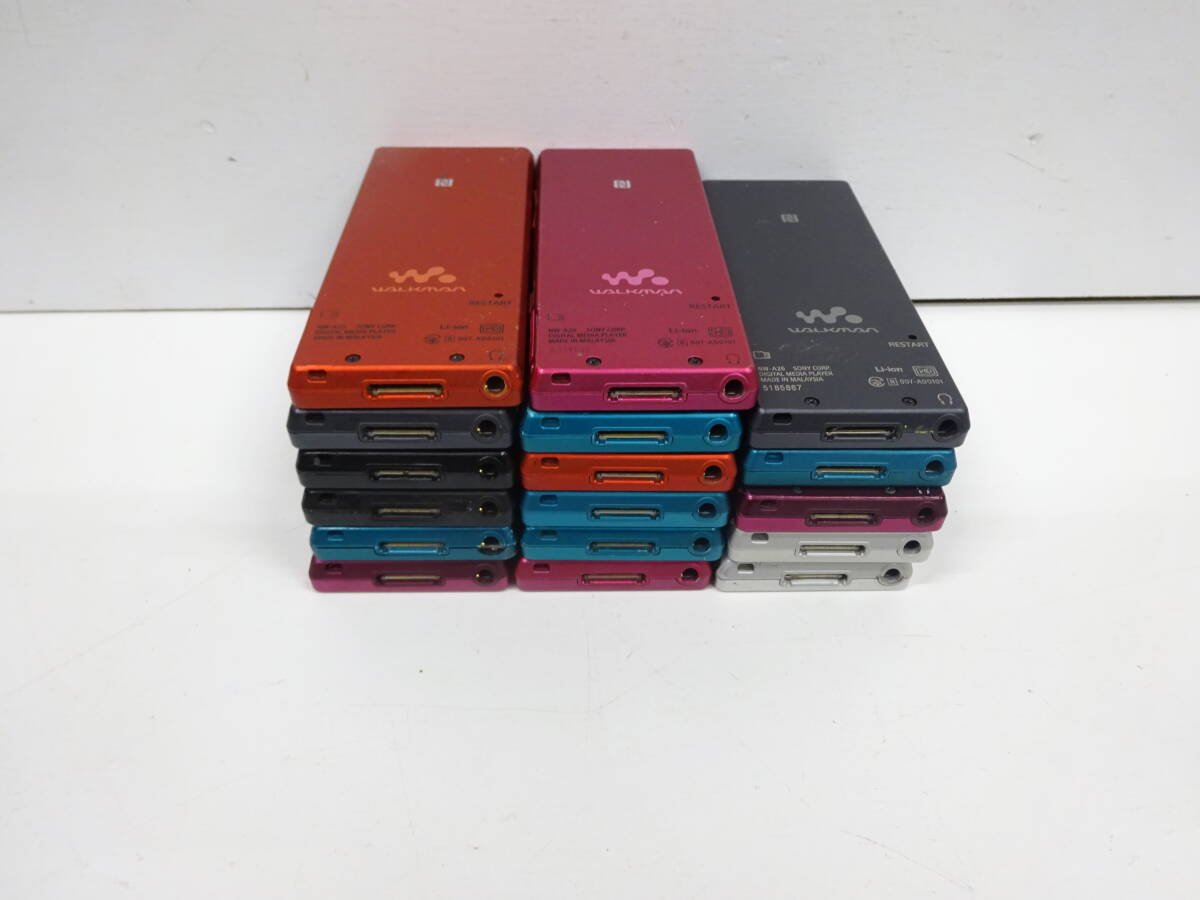 SONY ソニー デジタルオーディオプレーヤー Aシリーズ 大量 17台 まとめ売り NW-A16 NW-A17 NW-A25 NW-A26 再生OK ジャンク　M3954　_画像4